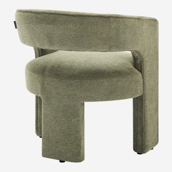 fauteuil tissu vert olive habitat